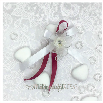 Fiore Bianco Tulle (Conf. 6 pz)